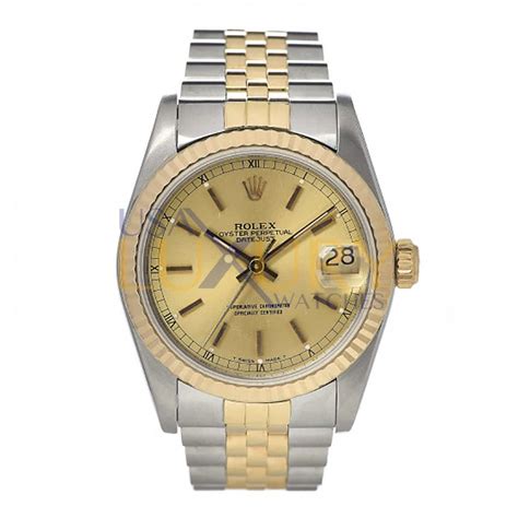 rolex datejust 31 stainless steel & yellow gold 68273 w6311|rolex datejust 31 review.